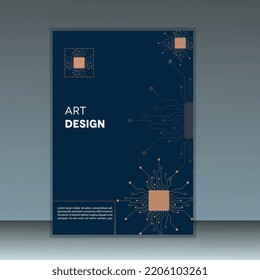 Notebook Cover page design file 