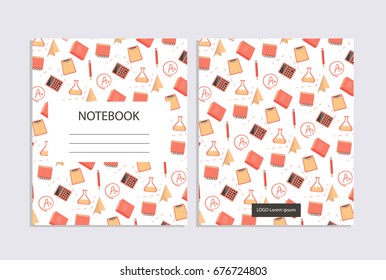 notebook cover with pattern