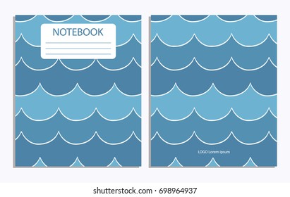 Notebook cover with pattern