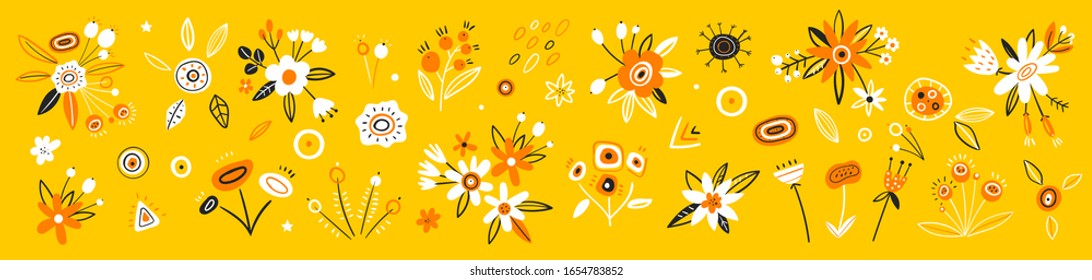 Notebook cover. Romantic flower collection with roses,compositions, floral bouquets, flower, leaves. Abstract modern trendy illustration. Vector collection with flowers and leaves. Spring art.