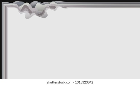 Notebook cover template with space paper cut style. Notepad paper cut style. Vector illustration.  