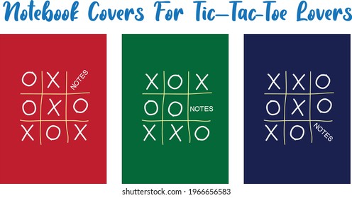 Notebook Covers For Tic Toc Toe Lovers