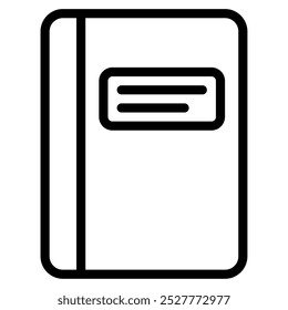 Notebook Creative Agency icon illustration