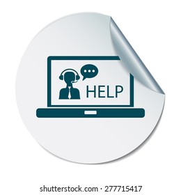 notebook with customer support