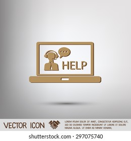 notebook with customer support
