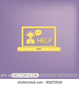 notebook with customer support