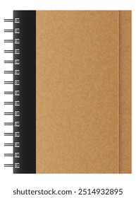 notebook for daily notes and reminders notepad cartoon stock vector illustration isolated on white background