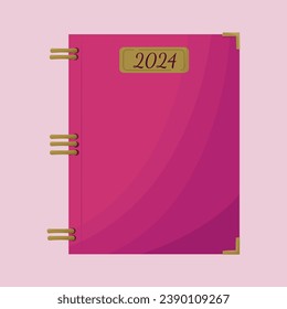 Notebook-Design 2024, Vektorgrafik