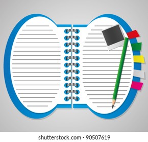 Notebook Design by illustrations.