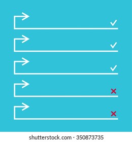 Notebook with to do list. Lines with check boxes. checklist for note. 