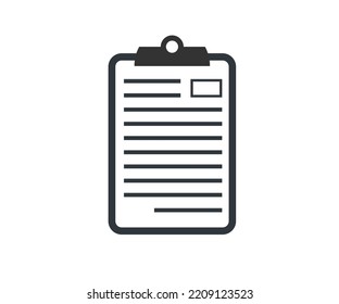 Notebook document, Page notepad white paper logo design. Template for text for web design or advertising. Diary for writings vector design and illustration.
