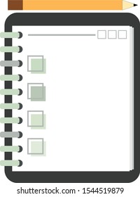 notebook, drawing accessories, icon and vector to work on your design image, to create illustrations, artistic works