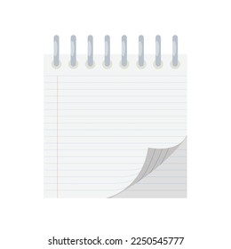 Notebook emoji vector symbol sign illustration notepad