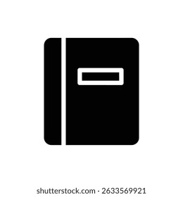 Bloco de Anotações com Flap Aberto para Notas e Planejamento