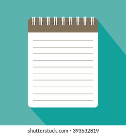 Notebook flat icon