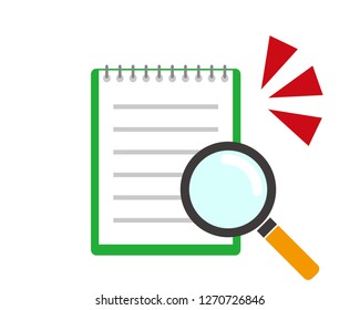 notebook glass icon