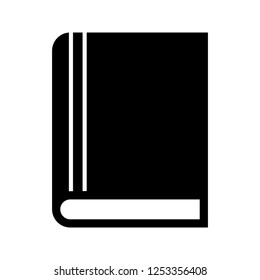 Notebook Glyph black icon