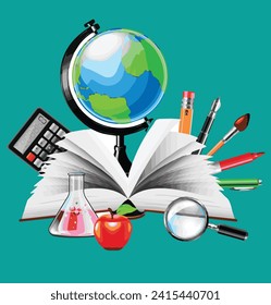 Notebook graphy school supplies school Supplies school Bus victor