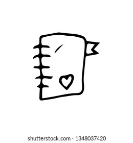 notebook hand drawn doodle sketch 