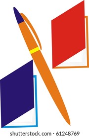 Notebook and the handle