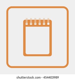 Notebook icon.