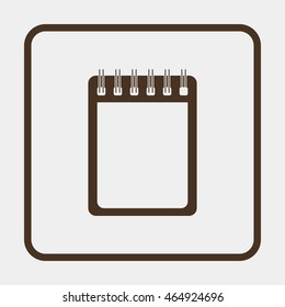 Notebook icon.