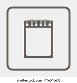 Notebook icon.