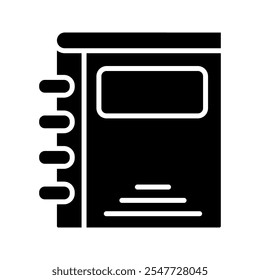 colección de icono de cuaderno. Cuaderno lineal delgado, bloc de notas, icono de contorno de Botón aislado sobre fondo blanco. Signo del cuaderno del Vector de línea, símbolo para el Web y el móvil