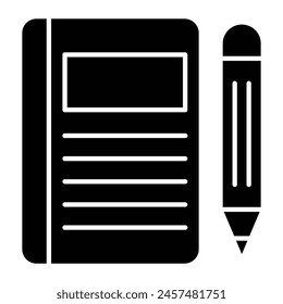 Notebook Icon Design For Personal And Commercial Use