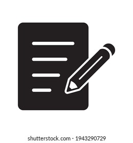 Notebook Icon Design Vector Template Illustration In Trendy Flat Style