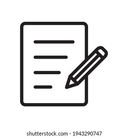 Notebook Icon Design Vector Template Illustration In Trendy Flat Style