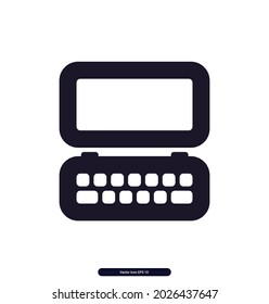 notebook icon. Devices and Electronics related icons. Computers and mobile phones vector icons. 