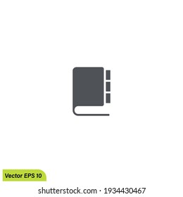 notebook icon document symbol logo template 