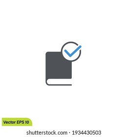 notebook icon document symbol logo template 
