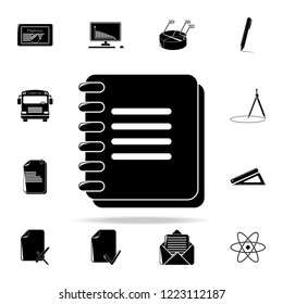 notebook icon. Education icons universal set for web and mobile