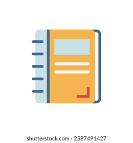 Notebook Icon for Education and Learning