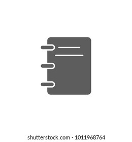 notebook icon. Element of education icon. Premium quality graphic design icon. Signs, outline symbols collection icon for websites, web design, mobile app on white background