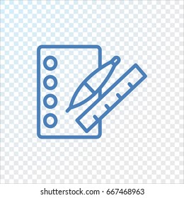  notebook icon flat.