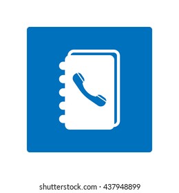 notebook Icon, flat design style
