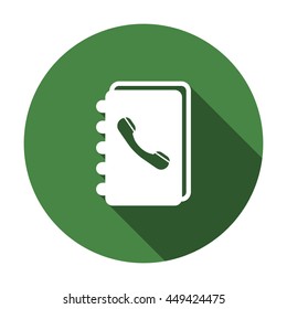 notebook Icon, flat design style