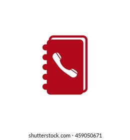 notebook Icon, flat design style