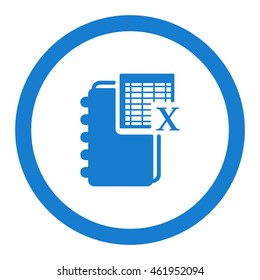 notebook Icon, flat design style