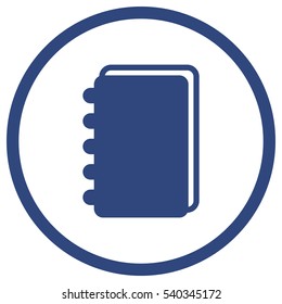 notebook Icon, flat design style
