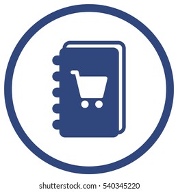 notebook Icon, flat design style