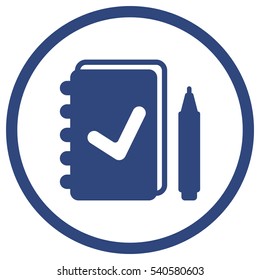 notebook Icon, flat design style