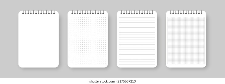Notebook icon in flat style. Paper sheet vector illustration on isolated background. Page sign business concept.