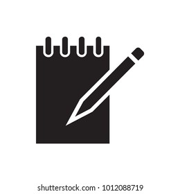 notebook icon illustration isolated vector sign symbol