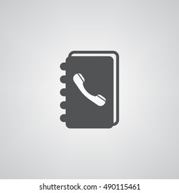 notebook icon illustration isolated vector sign symbol