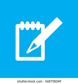 notebook icon illustration isolated vector sign symbol
