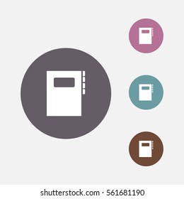 notebook icon illustration vector, can be used for web and design.